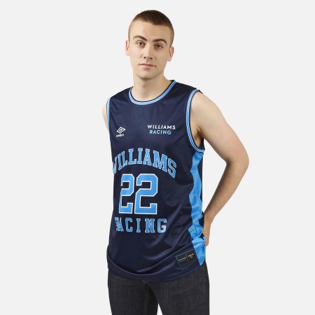 Fotbalové Dresy Umbro Williams Závodní Basketball Jersey Tmavě Blankyt Blankyt Bílé | CZ-26365