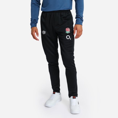 Fotbalové Kalhoty Umbro England Rugby 22/23 Tapered Pant Černé Blankyt | CZ-03942