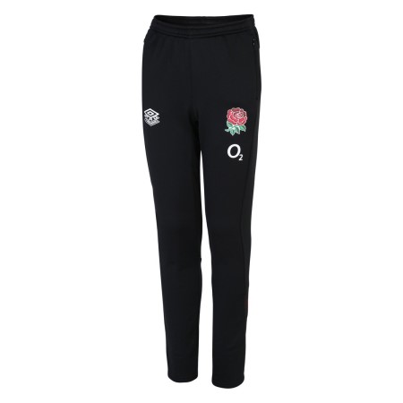 Fotbalové Kalhoty Umbro England Rugby 22/23 Tapered Pant Junior Černé Červené Tmavě Fialové | CZ-54712