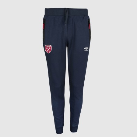 Fotbalové Kalhoty Umbro West Ham Utd 22/23 Travel Pant Junior Tmavě Tmavě Blankyt | CZ-32030
