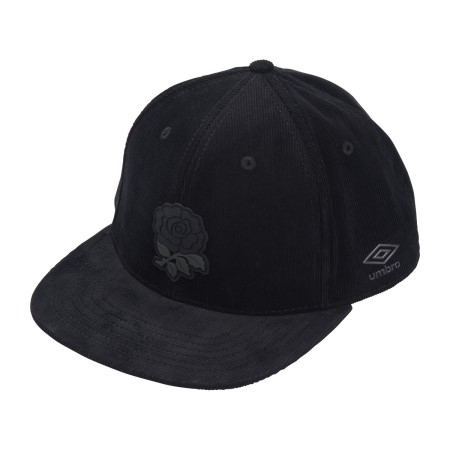 Fotbalové Klobouky Umbro England Rugby 22/23 Snapback Cord Cap Černé | CZ-59585
