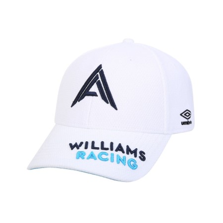 Fotbalové Klobouky Umbro Williams Alex Albon Driver Cap Bílé Tmavě Blankyt Blankyt | CZ-51543