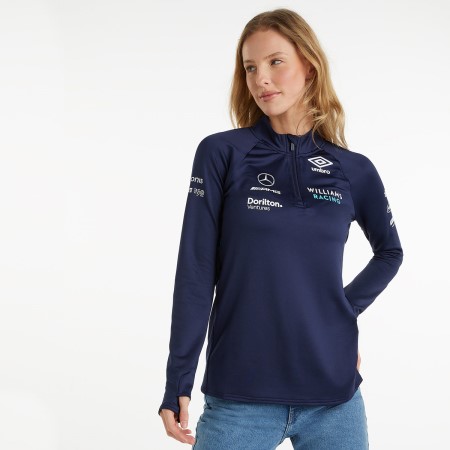 Fotbalové Topy S Dlouhým Rukávem Umbro Williams Závodní '22 Mid Layer Top Tmavě Blankyt Blankyt | CZ-90586