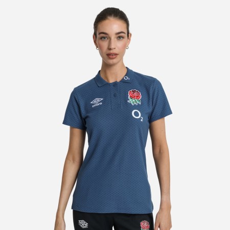 Fotbalové Polos Umbro England Rugby 22/23 CVC Polo Blankyt | CZ-88536