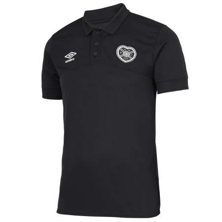 Fotbalové Polos Umbro Heart Of Midlothian F.c. 22/23 Poly Polo Černé | CZ-08500