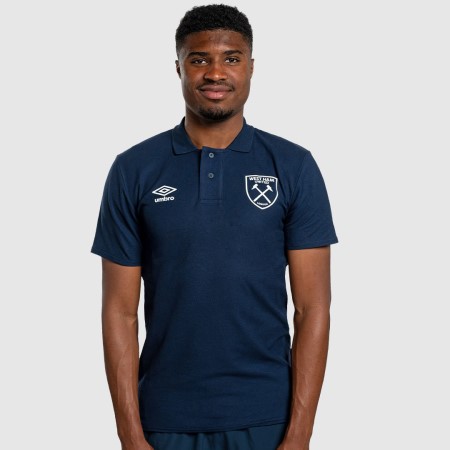 Fotbalové Polos Umbro West Ham Utd 22/23 CVC Polo Tmavě Tmavě Blankyt | CZ-97343