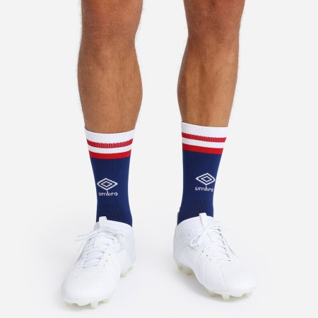 Fotbalové Ponožky Umbro England Rugby 22/23 Home Mid Calf Sock Tmavě Blankyt | CZ-90048