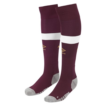 Fotbalové Ponožky Umbro Heart Of Midlothian F.c. 22/23 Home Sock Junior Tmavě Červené | CZ-56340