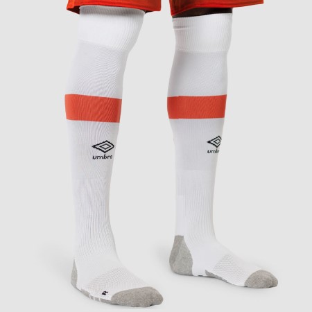 Fotbalové Ponožky Umbro West Ham Utd 22/23 Third Sock Bílé Oranžové | CZ-35910