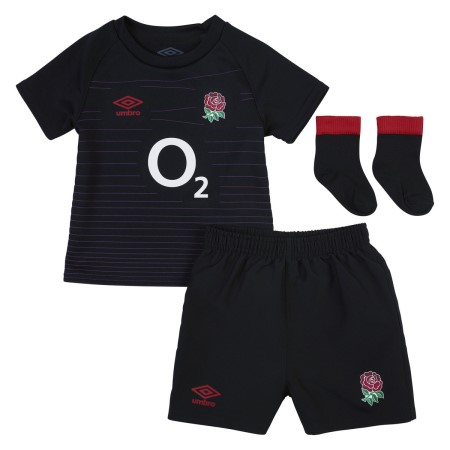 Fotbalové Rugby Umbro England Rugby 22/23 Alternate Baby Kit Černé | CZ-41274