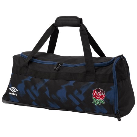 Fotbalové Rugby Umbro England Rugby 22/23 Team Tréninková Large Holdall Černé Bílé Blankyt | CZ-21114