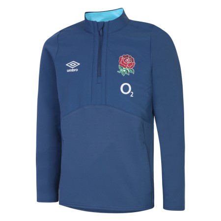 Fotbalové Sweats Umbro England Rugby 22/23 Half Zip Fleece Junior Blankyt | CZ-91640