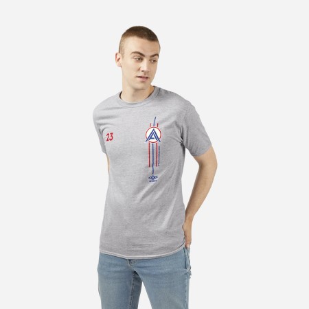 Fotbalové Tričko Umbro Alex Albon - Double Chest Call Out - Williams Závodní Tee Šedé | CZ-72363