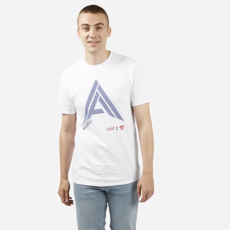 Fotbalové Tričko Umbro Alex Albon - Thai Knockout Pruhovaný - Williams Závodní Tee Bílé | CZ-99293