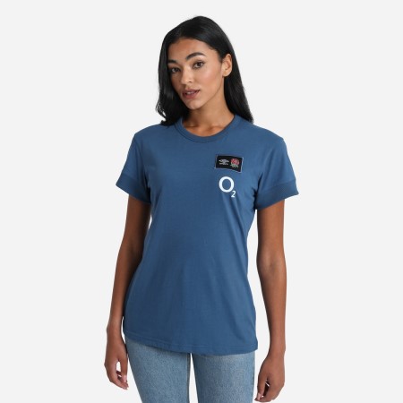 Fotbalové Tričko Umbro England Rugby 22/23 CVC Tee Blankyt | CZ-28678