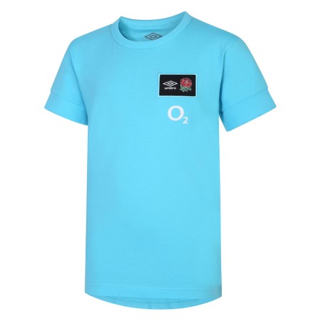 Fotbalové Tričko Umbro England Rugby 22/23 CVC Tee Junior Blankyt | CZ-63364