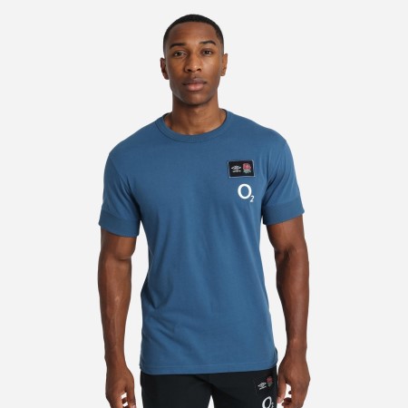 Fotbalové Tričko Umbro England Rugby 22/23 CVC Tee Blankyt | CZ-87683