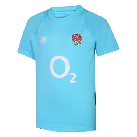 Fotbalové Tričko Umbro England Rugby 22/23 Gym Tee Junior Blankyt Černé | CZ-91094