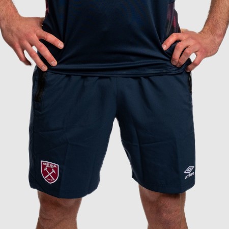 Fotbalové Tričko Umbro West Ham Utd 22/23 Travel Krátké Tmavě Tmavě Blankyt | CZ-53755