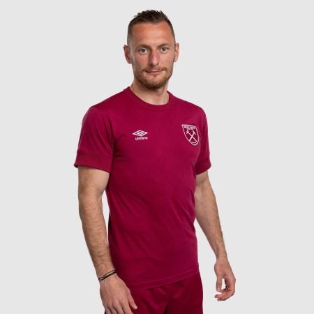 Fotbalové Tričko Umbro West Ham Utd 22/23 Travel Tee Červené | CZ-55438