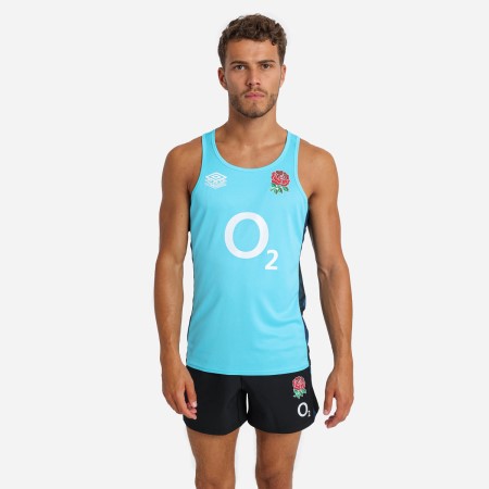 Fotbalové Vesty Umbro England Rugby 22/23 Gym Vest Blankyt Černé | CZ-14635