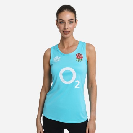 Fotbalové Vesty Umbro England Rugby 22/23 Racer Back Vest Blankyt | CZ-40687