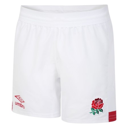Fotbalové Šortky Umbro England Rugby 22/23 7S Home Replica Krátké Junior Bílé Červené | CZ-52307