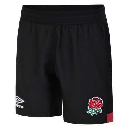 Fotbalové Šortky Umbro England Rugby 22/23 7S Alternate Replica Krátké Junior Černé | CZ-92530