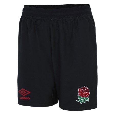Fotbalové Šortky Umbro England Rugby 22/23 Alternate Replica Krátké Junior Černé Červené | CZ-00870
