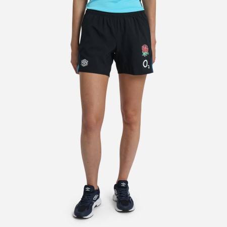 Fotbalové Šortky Umbro England Rugby 22/23 Gym Krátké Černé Blankyt | CZ-20803