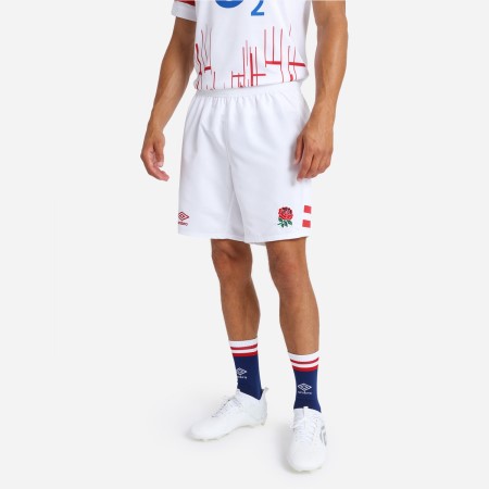 Fotbalové Šortky Umbro England Rugby 22/23 Home Replica Krátké Bílé | CZ-43468