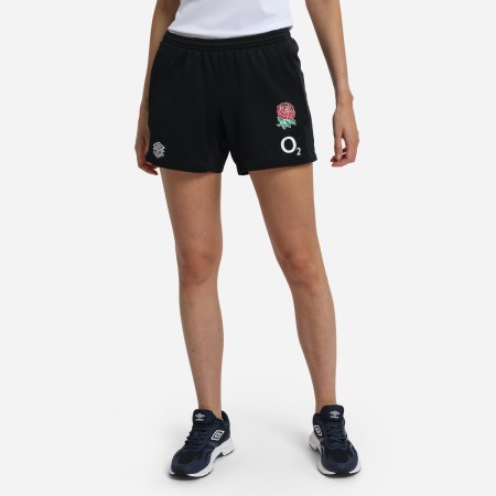 Fotbalové Šortky Umbro England Rugby 22/23 Long Knit Krátké Černé | CZ-02407