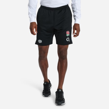 Fotbalové Šortky Umbro England Rugby 22/23 Long Knit Krátké Černé | CZ-55328
