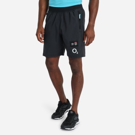 Fotbalové Šortky Umbro England Rugby 22/23 Woven Krátké Černé | CZ-40534
