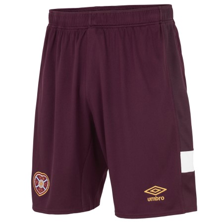 Fotbalové Šortky Umbro Heart Of Midlothian F.c. 22/23 Away Krátké Tmavě Červené | CZ-82851