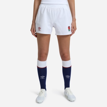 Fotbalové Šortky Umbro Red Roses 22/23 Rugby World Cup Pro Home Krátké Bílé Červené | CZ-22936