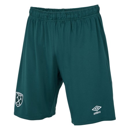 Fotbalové Šortky Umbro West Ham Utd 22/23 GK Home Krátké Junior Tmavě Zelene | CZ-51972