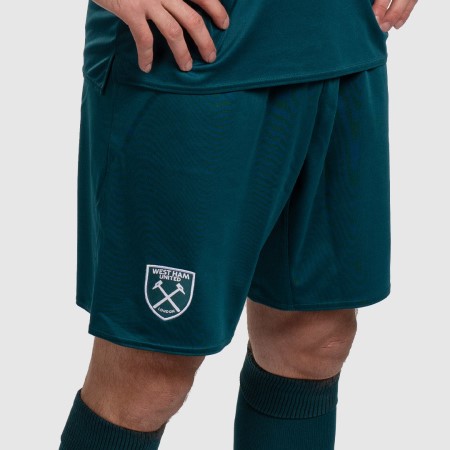 Fotbalové Šortky Umbro West Ham Utd 22/23 GK Home Krátké Tmavě Zelene | CZ-52628