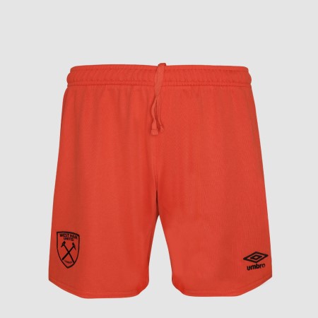Fotbalové Šortky Umbro West Ham Utd 22/23 Third Krátké Junior Oranžové | CZ-25642